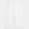 Pantaloni larghi in seersucker