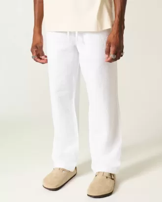 Pantaloni larghi in seersucker