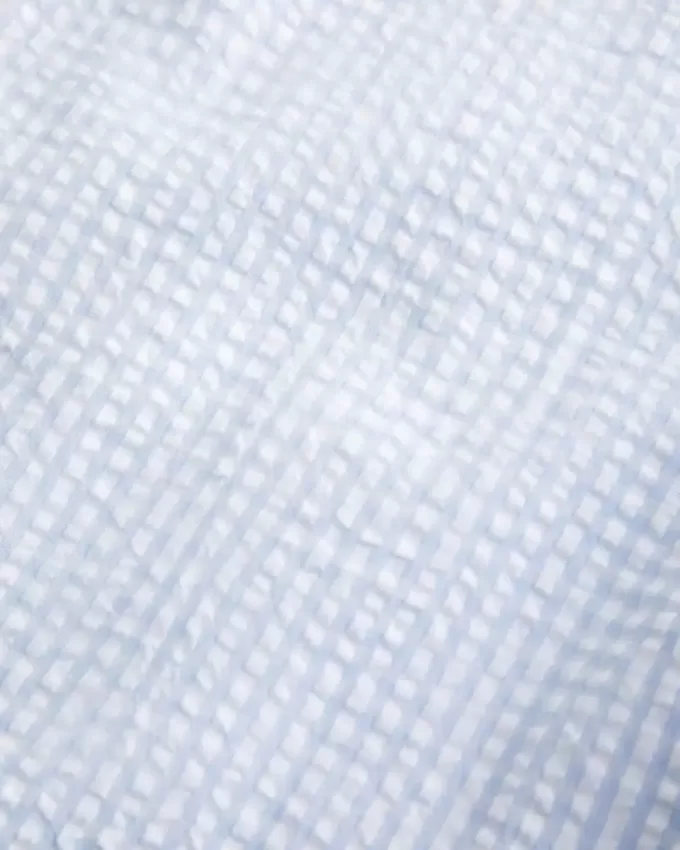 Pantaloni larghi in seersucker