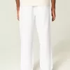 Pantaloni larghi in seersucker