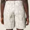Pantaloni larghi mimetici a vita bassa