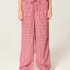 Pantaloni slub pull-on