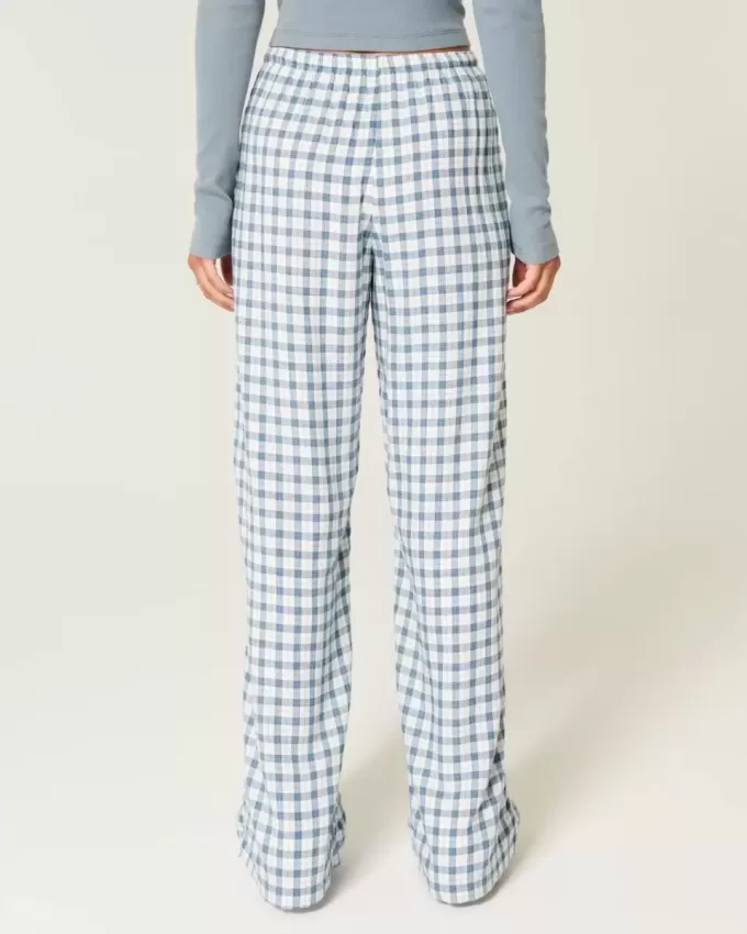 Pantaloni slub pull-on