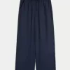 Jeans larghi a vita alta con lavaggio medio