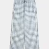 Pantaloni slub pull-on