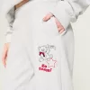Pantaloni sportivi a gamba larga con grafica