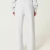 Pantaloni sportivi a gamba larga con grafica