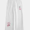 Pantaloni sportivi a gamba larga con grafica