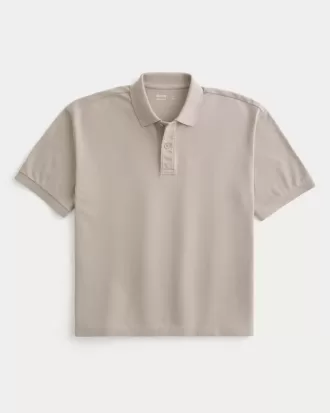 Polo Boxy Crop Washed
