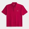 Polo con logo rilassato