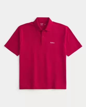 Polo con logo rilassato