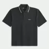 Polo con logo rilassato