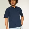 Polo con logo rilassato