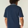 Polo con logo rilassato