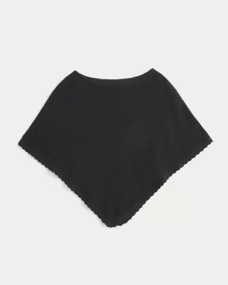 Poncho floreale facile