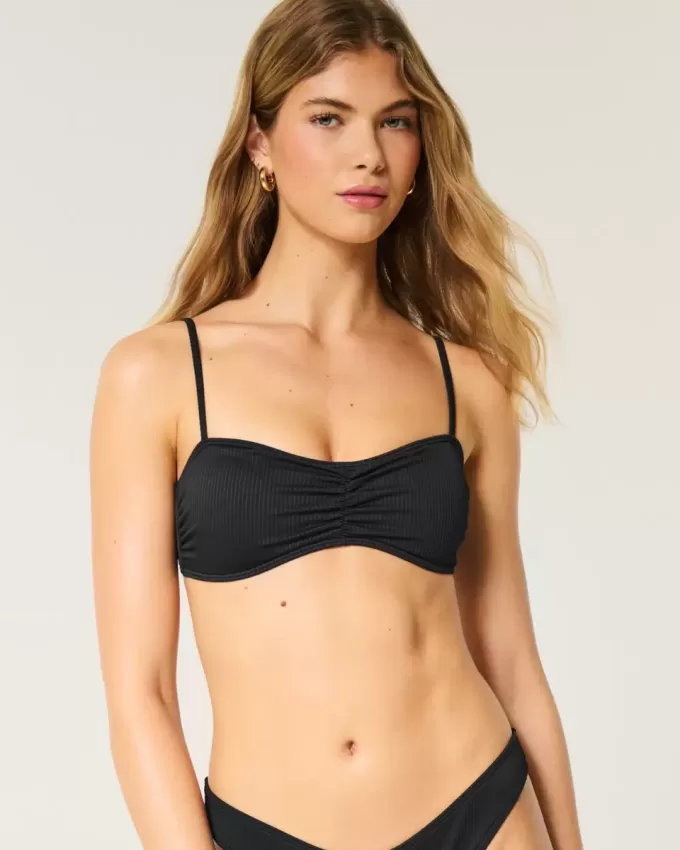 Reggiseno bikini a coste