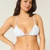 Reggiseno bikini a triangolo arricciato