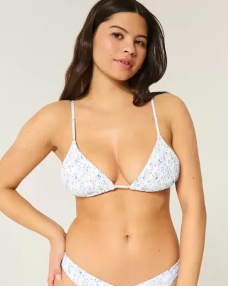 Reggiseno bikini a triangolo arricciato