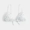 Reggiseno bikini a triangolo arricciato