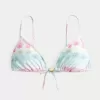 Reggiseno bikini a triangolo con ciondolo sopra le spalle