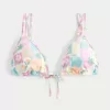 Reggiseno bikini a triangolo con doppia cinghia