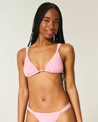Reggiseno bikini a triangolo con spalline sottili