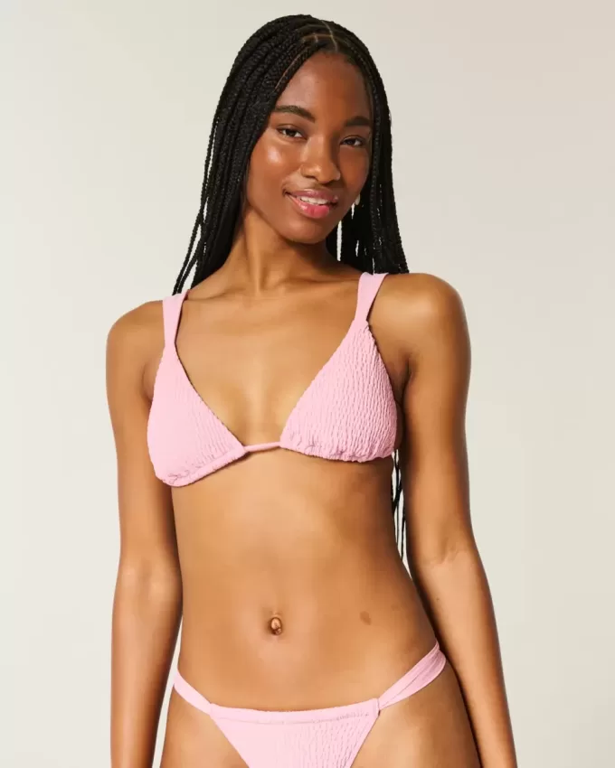 Reggiseno bikini a triangolo con spalline sottili
