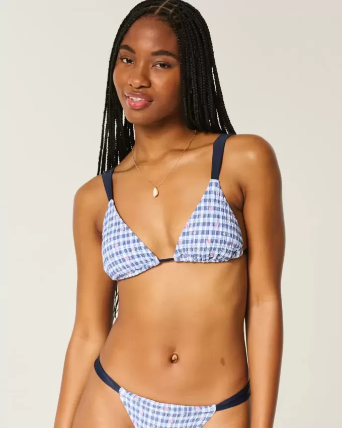 Reggiseno bikini a triangolo con spalline sottili