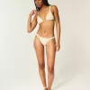 Reggiseno bikini a triangolo con spalline sottili