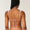 Reggiseno bikini a triangolo con spalline sottili
