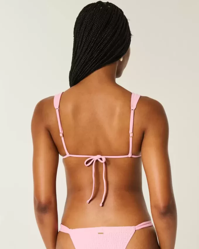 Reggiseno bikini a triangolo con spalline sottili