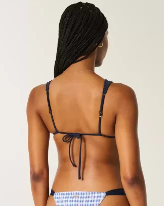 Reggiseno bikini a triangolo con spalline sottili
