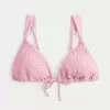 Reggiseno bikini a triangolo con spalline sottili