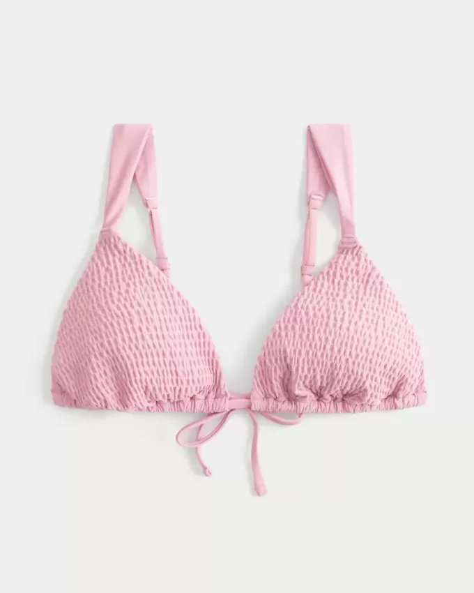 Reggiseno bikini a triangolo con spalline sottili