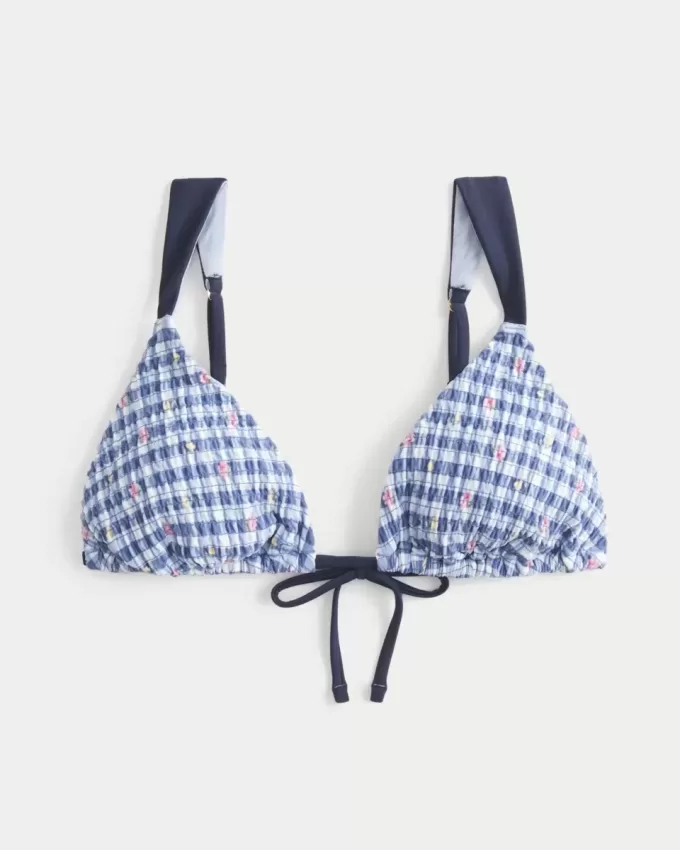 Reggiseno bikini a triangolo con spalline sottili