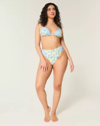 Reggiseno bikini a triangolo con volant