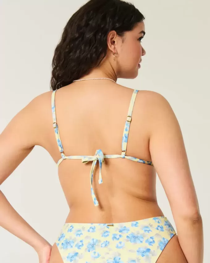 Reggiseno bikini a triangolo con volant