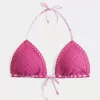 Reggiseno bikini a triangolo in stile uncinetto