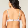 Reggiseno bikini con ferretto e scollo profondo