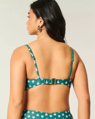 Reggiseno bikini con ferretto e scollo profondo