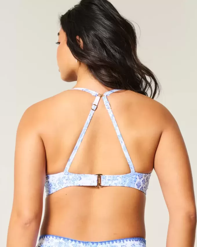 Reggiseno bikini con ferretto e scollo profondo