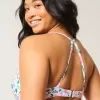 Reggiseno bikini con ferretto e scollo profondo