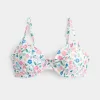 Reggiseno bikini con ferretto e scollo profondo