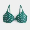Reggiseno bikini con ferretto e scollo profondo