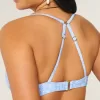 Reggiseno bikini con ferretto e scollo profondo