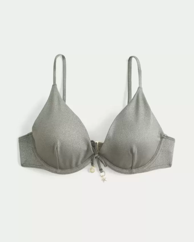 Reggiseno bikini con ferretto scintillante