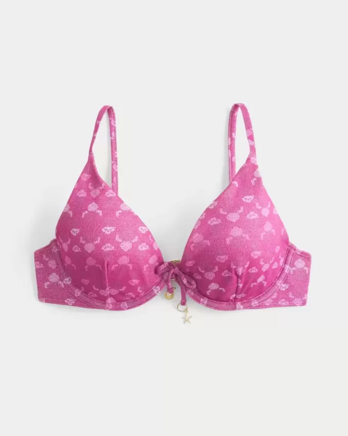 Reggiseno bikini con ferretto scintillante