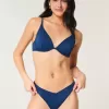 Slip bikini a coste con sgambatura alta e sgambatura alta