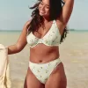 Slip bikini a coste con sgambatura alta e sgambatura alta