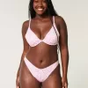 Slip bikini a coste con sgambatura alta e sgambatura alta